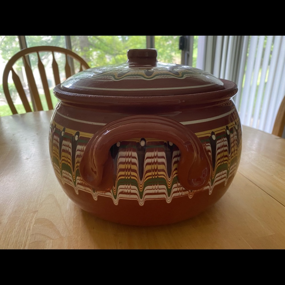 Ceramic Large Pot with Lid